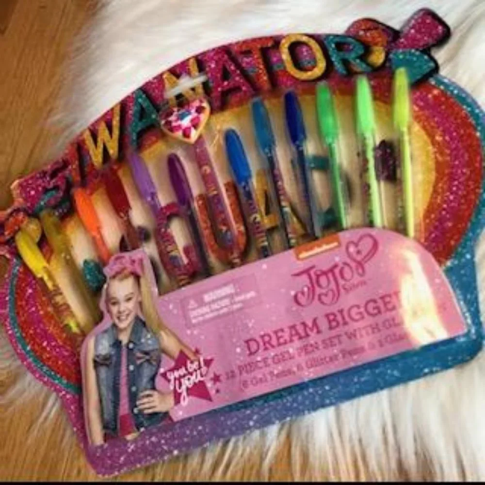 Justice Dream Journal and JoJo Siwa Gel Pen Set